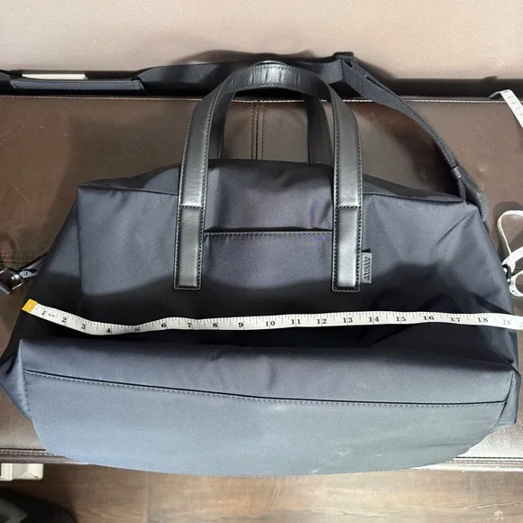 Away The Everywhere Bag Black Nylon Leather Trim Travel Duffel Laptop Commuter - Picture 11 of 12